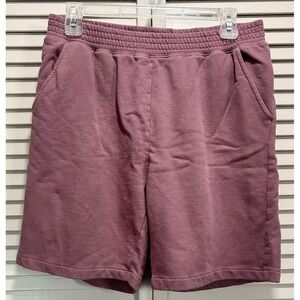 Lucky Brand Dusty Rose Soft Sweat‎ Short Size Small Elastic/Tie Waist High Rise
